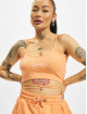 Karl Kani Tops sans manche Small Signature orange